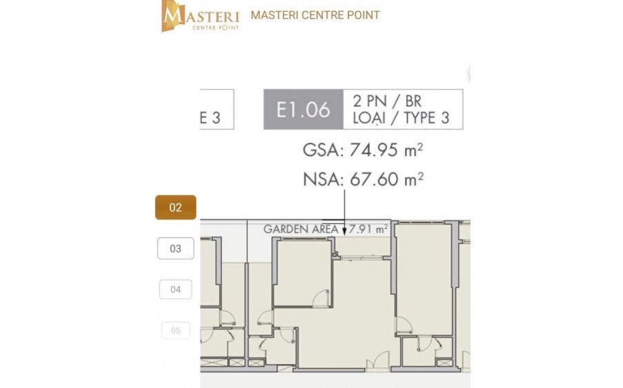 CHỦ NGỘP BÁN GẤP CĂN HỘ 2PN 82m2 Masterise Centre Point - Vinhomes Grand Park - Chỉ 3.6 tỷ ( 43tr/ m2)